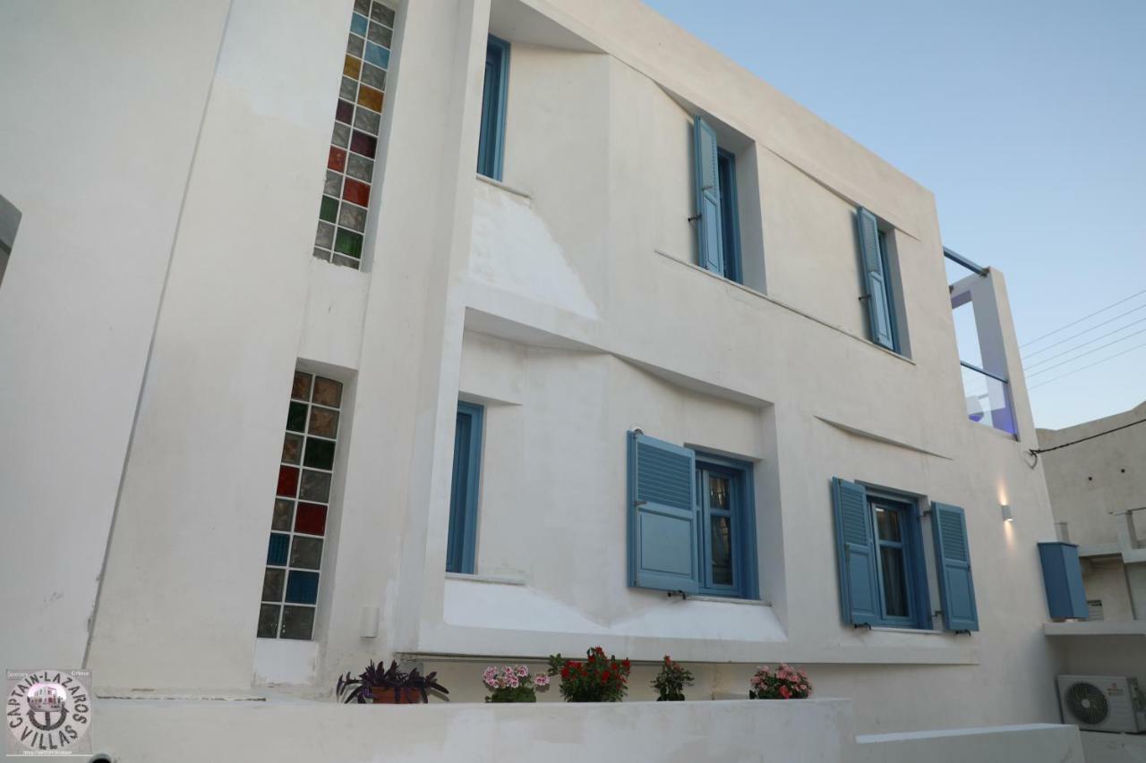 Located By The Sea One Beachfront Private Captain Lazaros Pool Villa With Loft In 750Sqm Spacious Private Plot-Jacuzzi-Sunrelax-Furnished Terace-Gazebo-Private Parking,Sleep 3 Adults And 2 Children, Just Steps From The Black Beach-Seaview Perissa  Exteriér fotografie